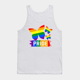 Rainbow Butterflies - Lgbt Pride Tank Top